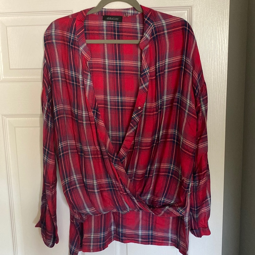 South Moon Under - Red Flannel Top